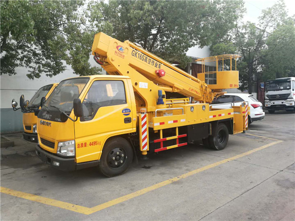 國五江鈴16米藍牌高空作業(yè)車